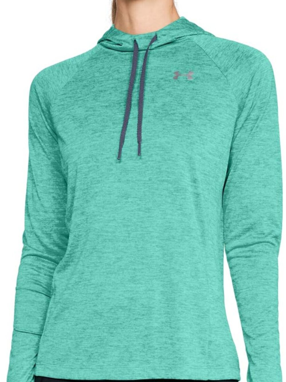 Under Armor Women’s Loose Fit Hoodie Large Teal Long Sleeve Athletic Pullover